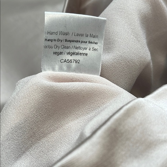 HILARY MACMILLAN NWOT Dusty Rose Split Front Seam Skirt Lined, Size 14 - Picture 12 of 13